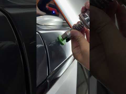 Repair process of small dents on the side beam #HuizhouDentRepair