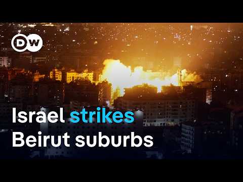 Israel targets alleged Hezbollah drone facilities in Lebanon | DW News