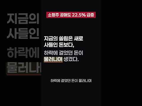 나스닥 쏠림 3년 최대 — 같은 주 나온 자료, 소형주 공매도 잔고 22.5% 늘었다 #나스닥 #미국주식