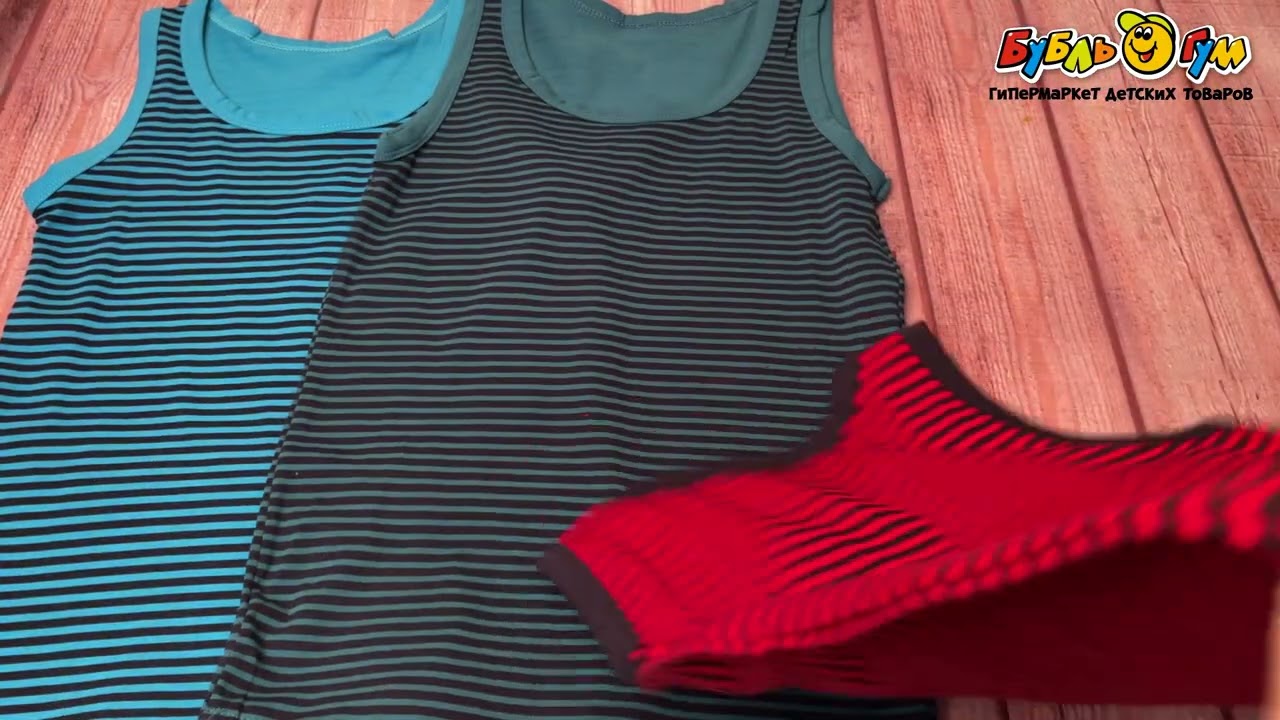 Майка Nicoletta в черную полоску в ассортименте - видео