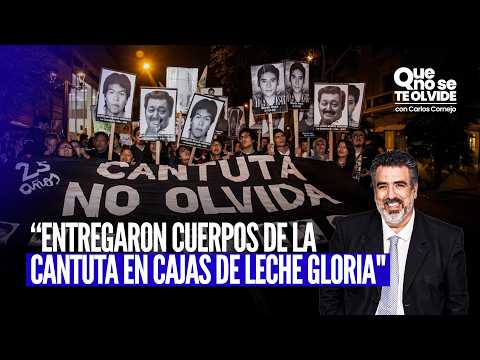 EL FUJIMORISMO Y LOS CRÍMENES DE LESA HUMANIDAD | QUE NO SE TE OLVIDE CON CARLOS CORNEJO