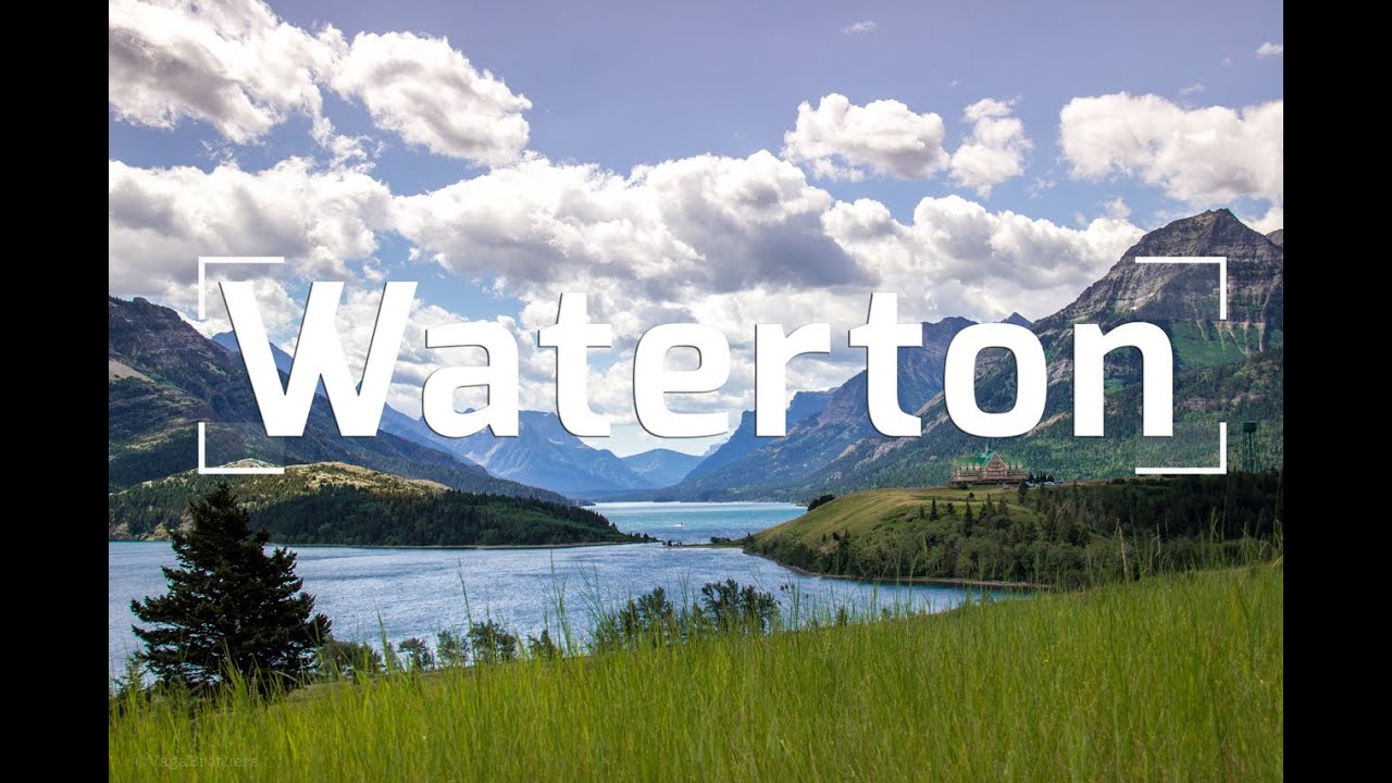 Glacier National Park WITHOUT TOURISTS Waterton Lakes, Alberta, Canada
