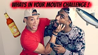 WHATS IN YOUR MOUTH CHALLENGE?!