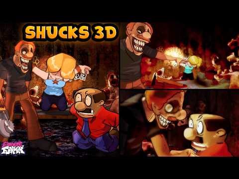 FNF: SHUCKS 3D // New Cutscenes █ Friday Night Funkin' █