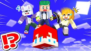 ほむらワンブロックの世界で生活？！本気でクリアするまで終われないマインクラフト🔥🐻【まいくら・Minecraft】よろずや🍭