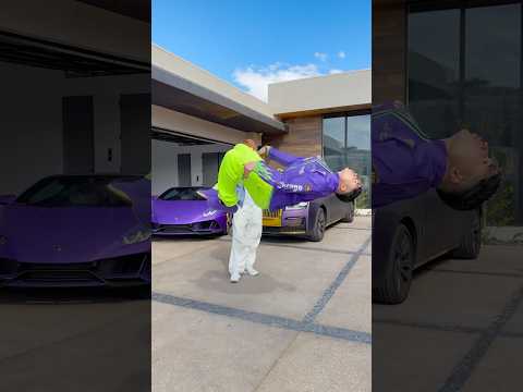 PERATE IN FRONT LAMBORGHINI! 😱 #peratebaby