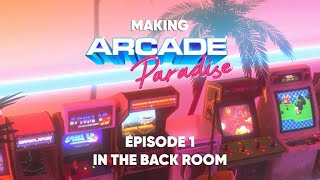 Arcade Paradise dev diary - an intro to Nosebleed Interactive\'s 90s arcade management adventure game