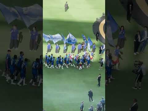 Donald Trump at Chelsea's Club World Cup trophy ceremony