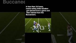 Shilo Sanders Ejected & Waived in Under 24 Hours 😳 | NFL Rookie Drama