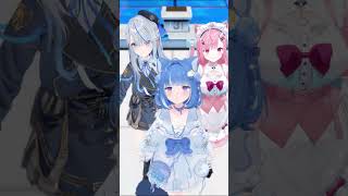 【VtuberMMD】海月雲ろあ＆雨海ルカ＆結城さくな「Ba-ra-bam」#mmd #海月雲ろあ #雨海ルカ #結城さくな #shorts