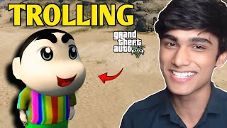Trolling A.I Shinchan In GTA V 
