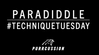 #TechniqueTuesday WFH Edition -  Paradiddle