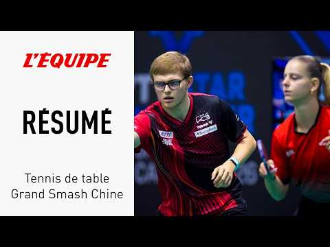 Tennis <strong>de</strong> table - Le replay <strong>de</strong> l'entrée en lice du <strong>double</strong> mixte d'Alexis Lebrun et Charlotte Lutz