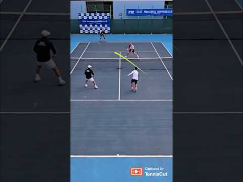 <strong>복식</strong> 팁-어시스트 발리는 깊게 찬스 볼은 앵글발리 득점!@c_i_tennis041