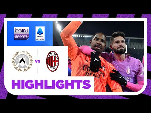Udinese v AC Milan | Serie A 23/24 Match Highlights