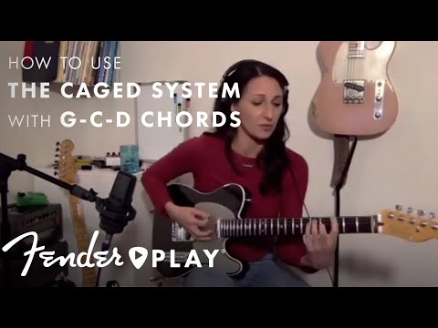 The CAGED System with G-C-D Chords | Major Guitar Scales | Fender Play