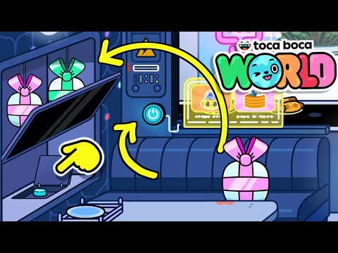 HOW TO OPEN THE SECRET DOOR IN ROBOCAFE // TOCA BOCA / HAPPY TOCA