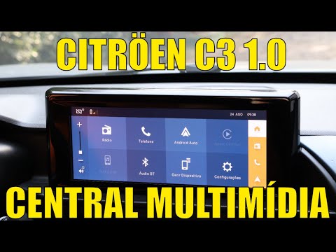 Citroën C3 1.0 - Detalhes e funções da central multimídia