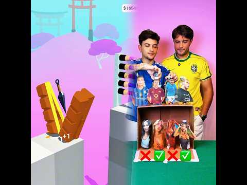 UNISCI LE COPPIE CON LE RAGAZZE! 😱📈 #gioco #calcio #challenge #ragazze