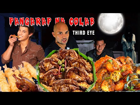 SEAFOOD AT MANG INASAL MUKBANG SA SEMENTERYO | MAY THIRD EYE SI CRISTOPHER DIWATA