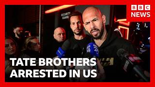 Thumbnail for the video "Andrew and Tristan Tate arrested in US over new UK charges | BBC News" from BBC News