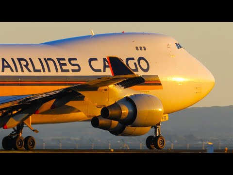 AMAZING Close Up LANDINGS & TAKEOFFS | 747 A350 777 | Auckland Airport Plane Spotting AKL/NZAA [4K]