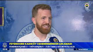 Futbol Direktörümüz Devin Özek ile Oyuncularımız Fred ve İrfan Can Eğribayat'ın Maç Sonu Açıklamalar