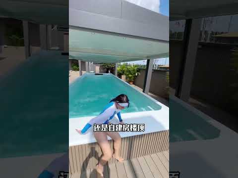 #Ruang hiburan villa #Kolam renang basement #Padum harga kolam renang rumoh biasa jih#halamanfajar