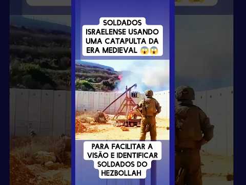 Soldados Israelenses Ressuscitam a Catapulta Medieval em Treinamento Inovador #israel #noticias #fy