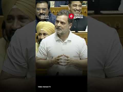 WATCH: Rahul, Speaker share light moment in Lok Sabha