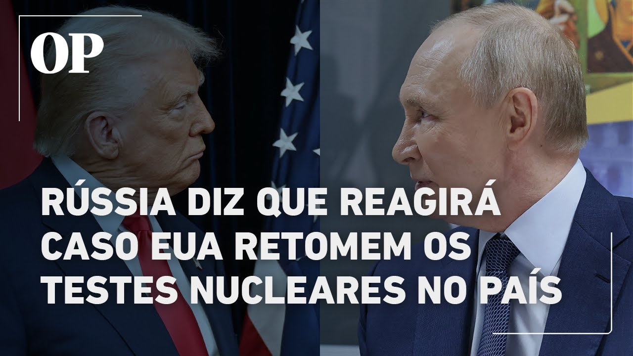 Rússia ameaça reagir caso EUA retomem os testes de armas nucleares conforme anunciado por Trump  TV Online Rússia ameaça reagir caso EUA retomem os testes de armas nucleares conforme anunciado por Trump