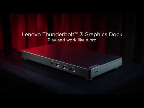 Lenovo Thunderbolt 3 Graphics Dock Product Tour Video