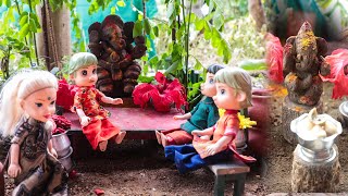 Miniature Vinayaka Laddu | Village Recipe | Mini Cooking | Tiny Cooking | Mini Food Cooking
