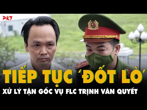 Sau khi TBT Nguyễn Phú Trọng từ trần, tiếp tục ‘ĐỐT LÒ” xử lý TẬN GỐC vụ FLC Trịnh Văn Quyết