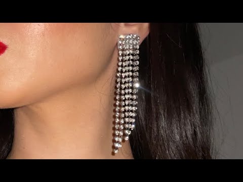 COMO FAZER BRINCO DE STRASS - BRINCO DE FESTA DIY