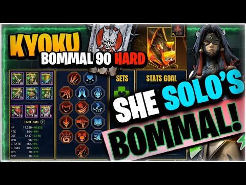 She EASILY Solo's Bommal! | RAID Shadow Legends