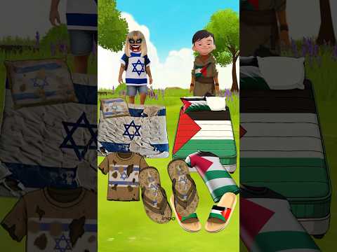 israel tidak bisa tidur🤣 #cartoon #animation #upinipin #kartun #palestina
