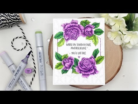 No-Line Copic Coloring w/Kelly ft. MODERN ROSES
