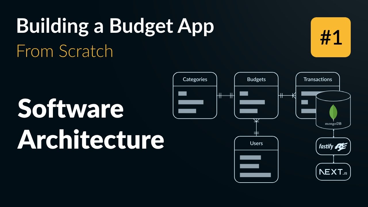 Software Architecture 👨‍💻 Develop an App from Scratch (Part 1) video thumbnail