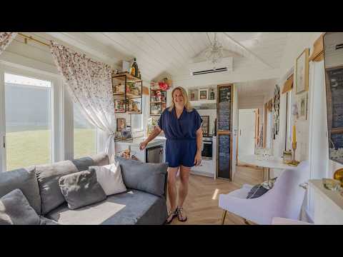 Her Custom Tiny Home with Main Floor Bedroom & Tub