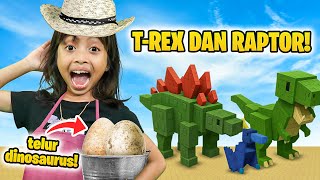 OMG! LEIKA BERTEMU T-REX DAN RAPTOR 🥰😍 UPDATE PREHISTORIC GROW GARDEN TERBARU [ROBLOX INDONESIA]