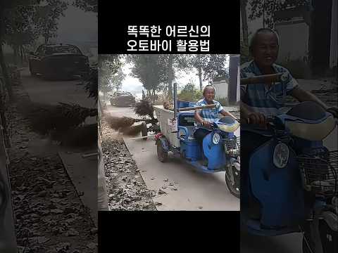 <strong>도로</strong> 청소한다고 빗자루 6개를 매단 결과