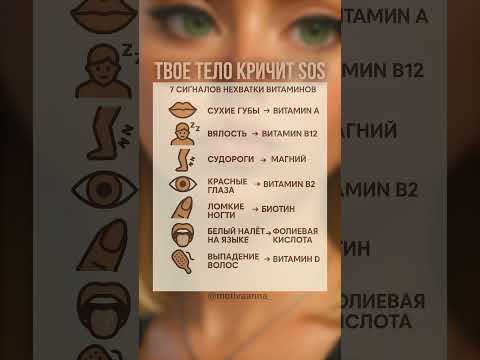 7 сигналов нехватки витаминов