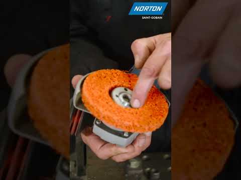 How to convert your angle grinder to use quick change discs  #metalfabrication #nortonabrasives