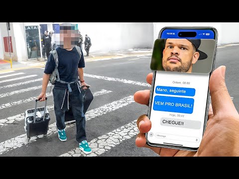 ELE CHEGOU NO BRASIL PORQUE FICOU COM SAUDADES