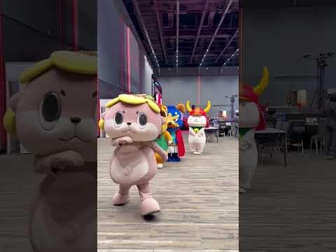 【タイ JAPAN SELECTION 2026 出演ご当地キャラで】#大股の正社員と小股のバイト　しんじょう君 ぐんまちゃん ゆるナキン ひこにゃん