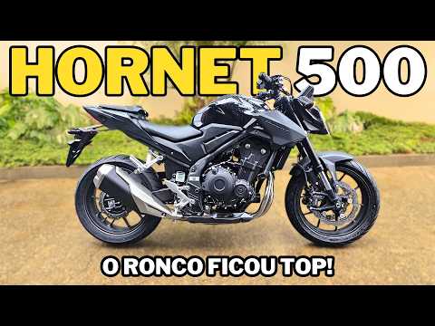 Honda Hornet 500 2026: Controle de Tração, Painel TFT e Mais Segurança!