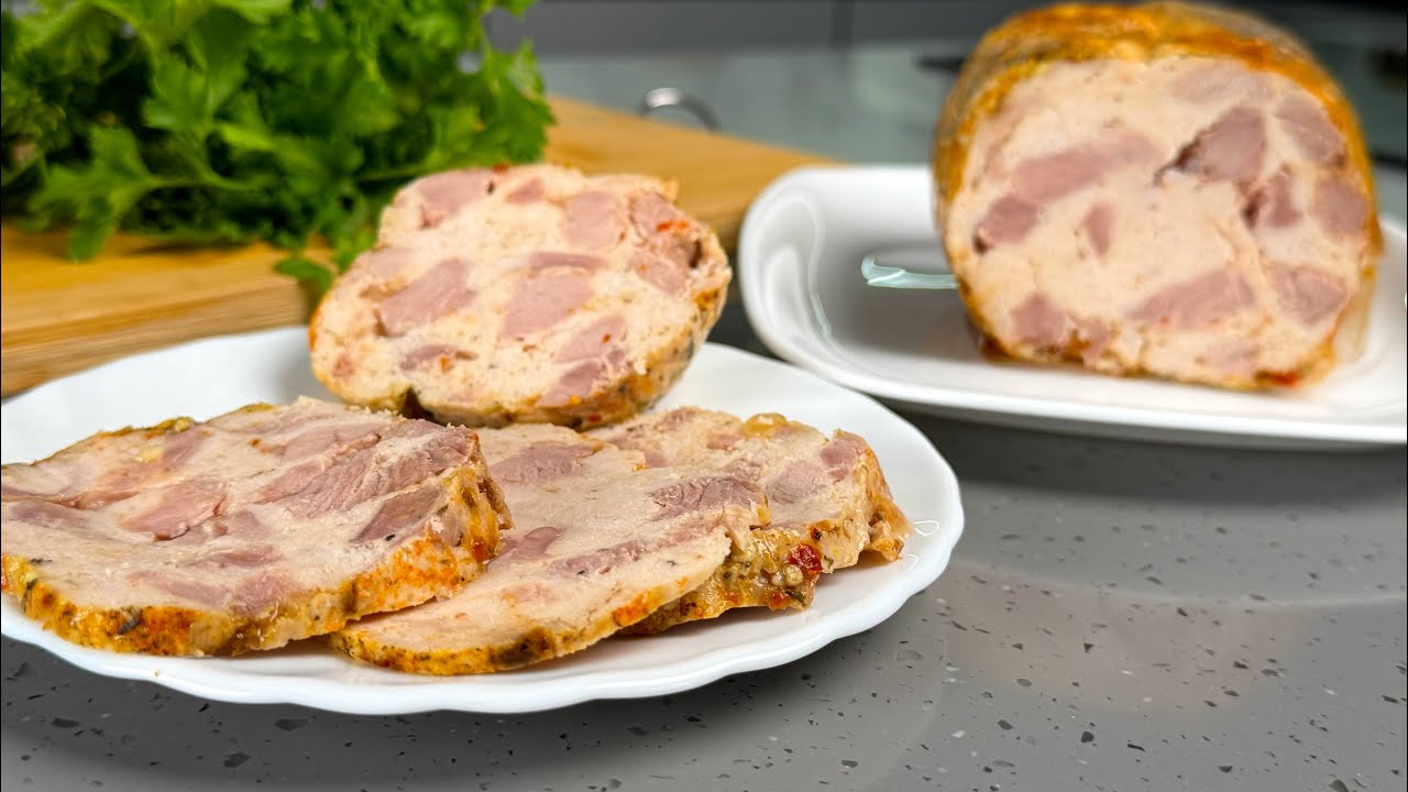 Настоящая Домашняя ВЕТЧИНА, лучше, чем в магазине - вкуснее и полезнее! Рецепт запеченной ветчины