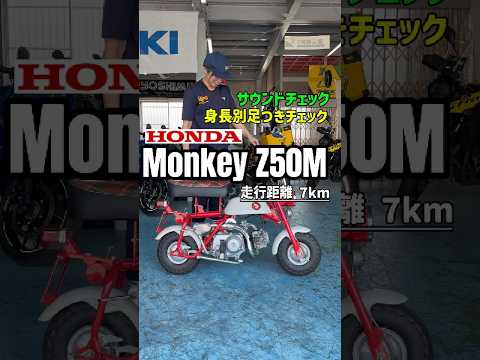 【日本初市販モンキー】走行わずか7km!幻のM型モンキーのディテールに迫る🏍️💨 #MFD神戸店 #バイク #shorts