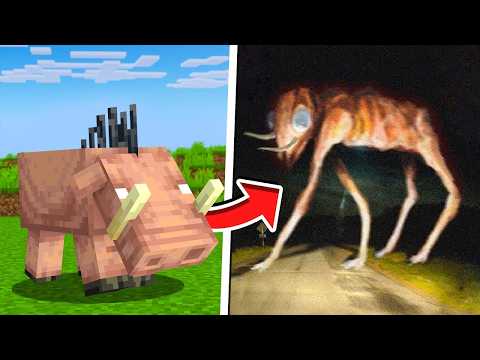Mobs do Minecraft Capturados na Vida Real!